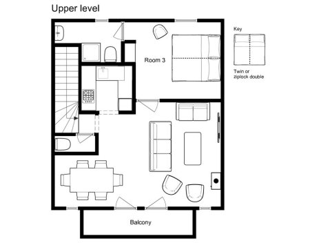 Chalet Crocus Blanc